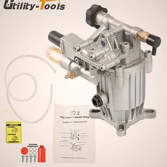 Oil Sealed Pressure Washer Universal Pump 2.5 GPM 3/4 HorizShaft MAX 3000 PSI