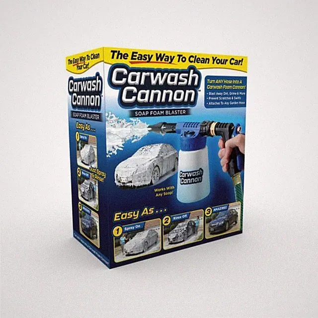 Ontel Carwash Cannon Foam Blaster Nozzle Gun for Car, Truck, Boat