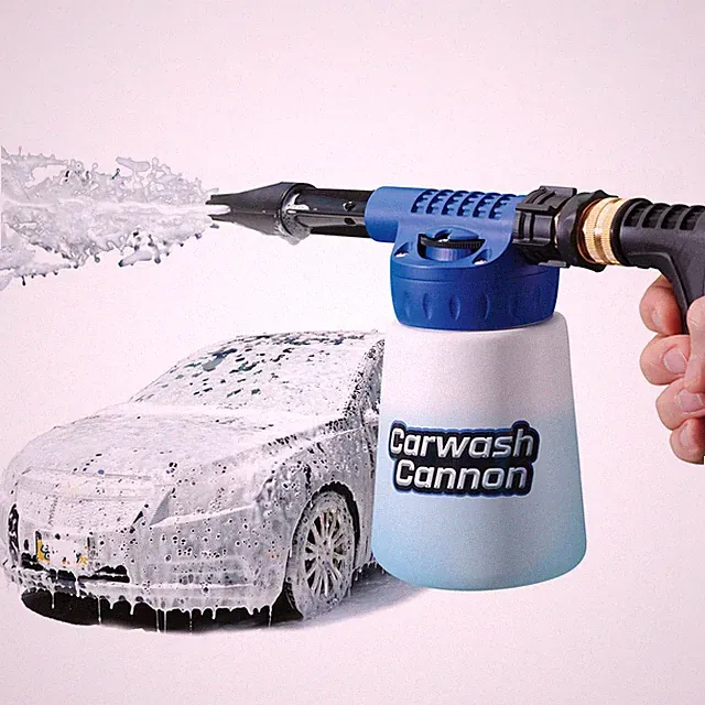 Ontel Carwash Cannon Foam Blaster Nozzle Gun for Car, Truck, Boat & Small