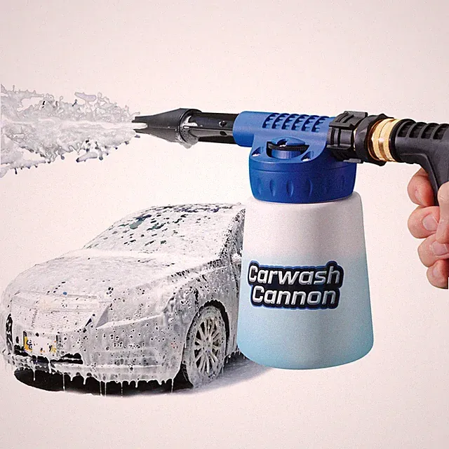 Ontel Carwash Cannon Foam Blaster Nozzle Gun for Car, Truck, Boat & Small