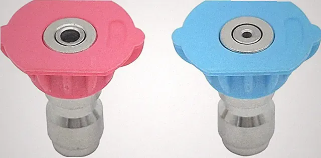 Onyehn Second-Story Pressure Washer Spray Nozzle Tips, Quick Connect, 4000PSI, 1
