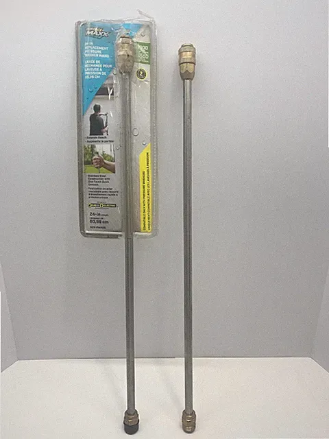 Open Box 2pk Surface Maxx 24" Replacement Pressure Washer Wand, SGY-PWA66