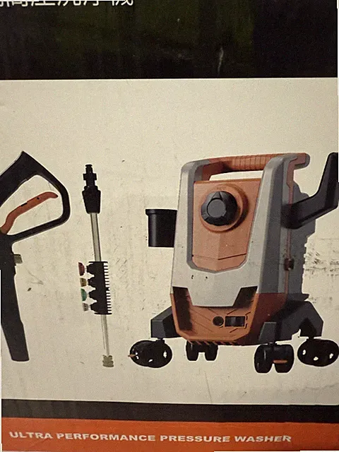 ORANGE/GRAY - ETOOLAB PRESSURE WASHER POWER CANNON 4 QUICK CONNECT NOZZLES 23FT
