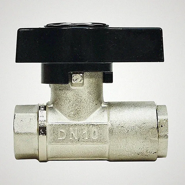 Original DN10 Italian Brass Plated Ball Valve for Pressure 3/8