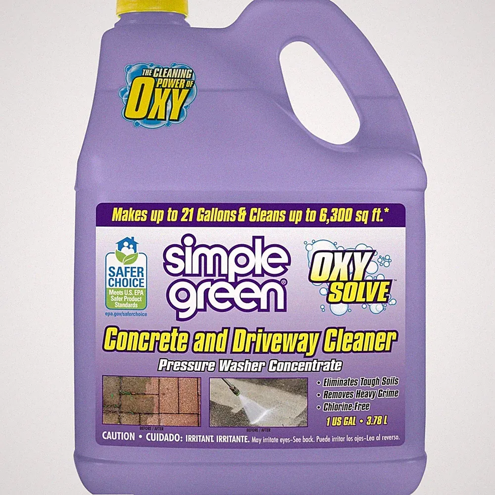 Oxy Solve Concrete and Driveway Pressure Washer Cleaner, Purple, Unscented, 1...