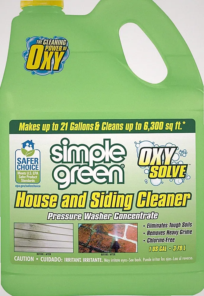 Oxy Solve House and Siding Pressure Washer Cleaner - Removes Stains from...