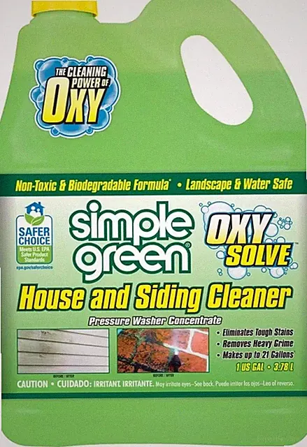 Oxy Solve House and Siding Pressure Washer Cleaner Removes Stains Mold & Milde