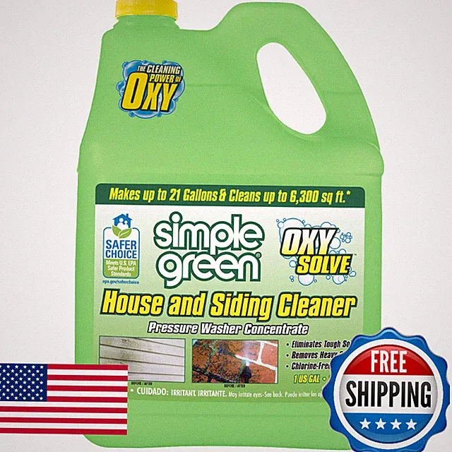 Oxy Solve House Siding Pressure Washer Cleaner Mold Mildew Vinyl Aluminum Wood