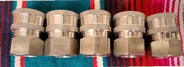Pack of 5 - General Pump Pressure Washer Quick Coupler, 5000 PSI, 3/8"