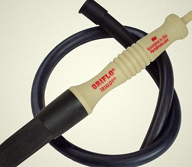 Parts Brush™ Oriflo with Hose (#OR101H) – Flow-Thru Parts Washer Brush with 28”