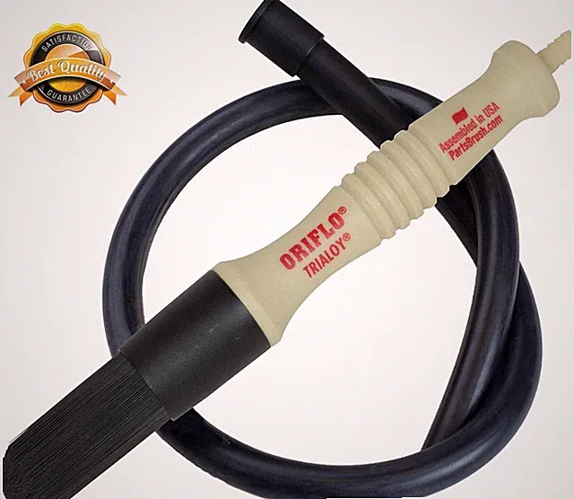 Parts Brush™ Oriflo with Hose (#OR101H) – Flow-Thru Parts Washer Brush with 28”