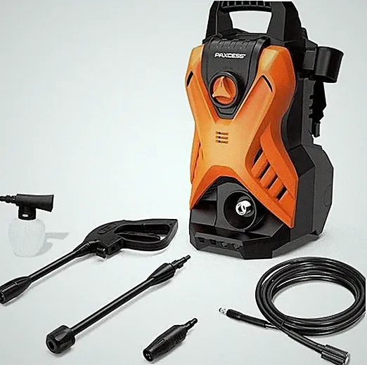 Paxcess Portable Lightweight Electric Power Washer Machine - BLACK/ORANGE