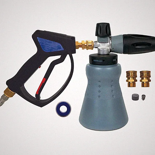 PF22 Foam Cannon and SG28 Spray Gun Kit with Plug Adapters