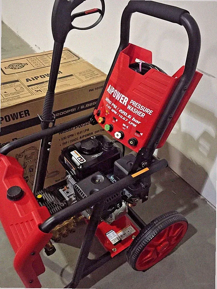 Pick up 3200 PSI Pressure Washer Commercial Triplex Pump 2.82 GPM 7hp Gas Engine