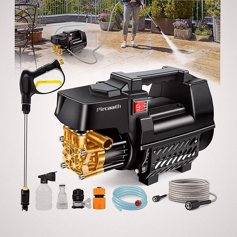 Pircaath Cold Water Corded Electric Pressure Washer 2175 PSI 2.1 GPM Kit