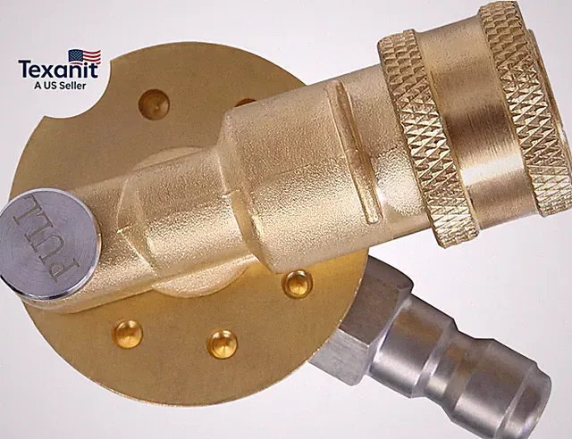 Pivoting Coupler, 270 Degree with 7 Angles, Heavy Duty Design and Stainless Stee