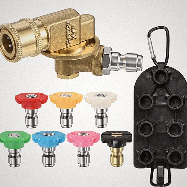 Pivoting Coupler Kit 240 Degree with 7 Angles, 7 Spray Nozzle Tips, 4.0GPM