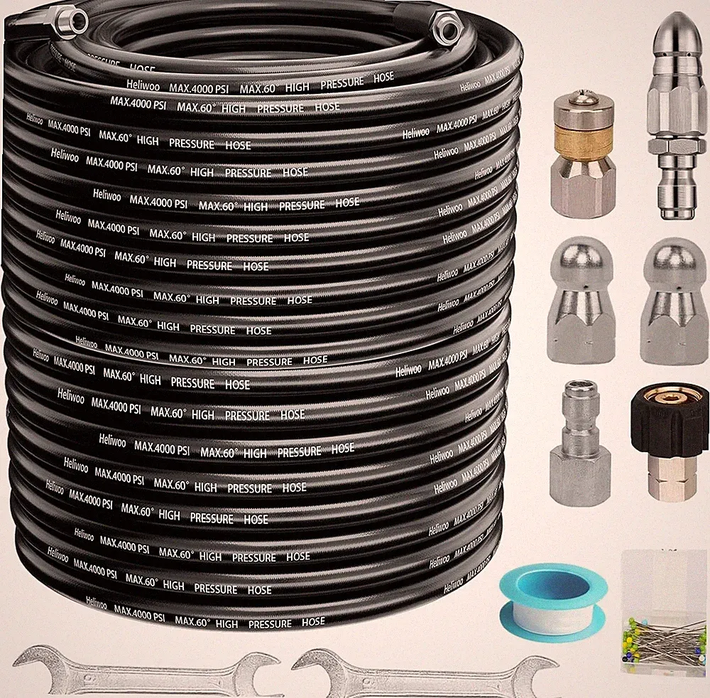 Pohir sewer jetter kit for pressure washer