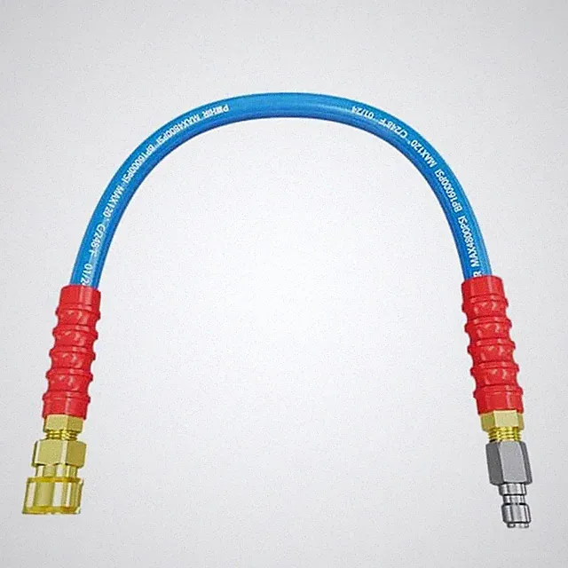 POHIR 2ft Pressure Washer Whip Hose 3/8" 4800 PSI 3/8 2FT