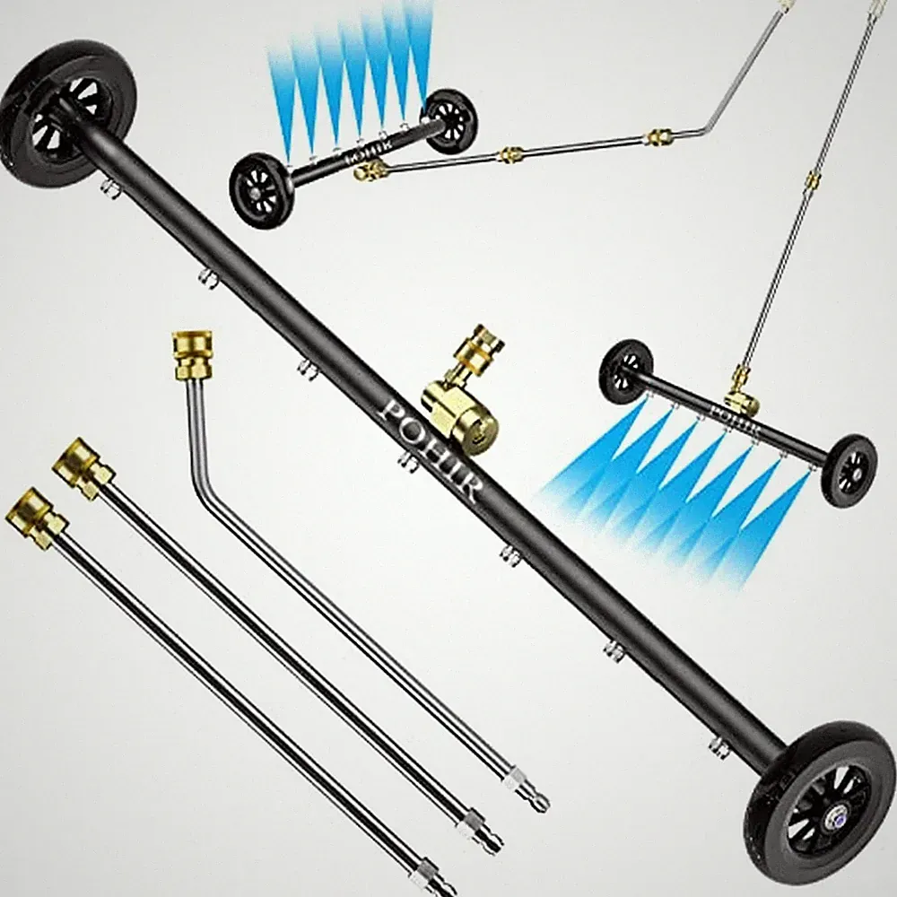 POHIR Undercarriage Pressure Washer Attachment Pro Max 24", Surface Cleaner W...