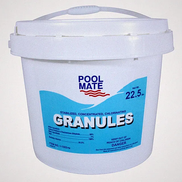 Pool Mate Chlorinating Granules Swimming Pool Sanitizing Chemical 22 Lbs.
