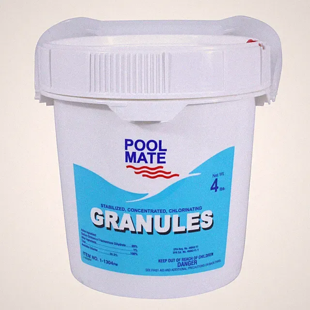 Pool Mate Chlorinating Granules Swimming Pool Sanitizing Chemical 4 Lbs.