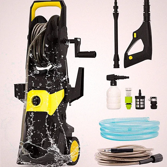 Portable 3000 PSI Electric High-Pressure Washer Yellow 2.6 GPM Power Washer D