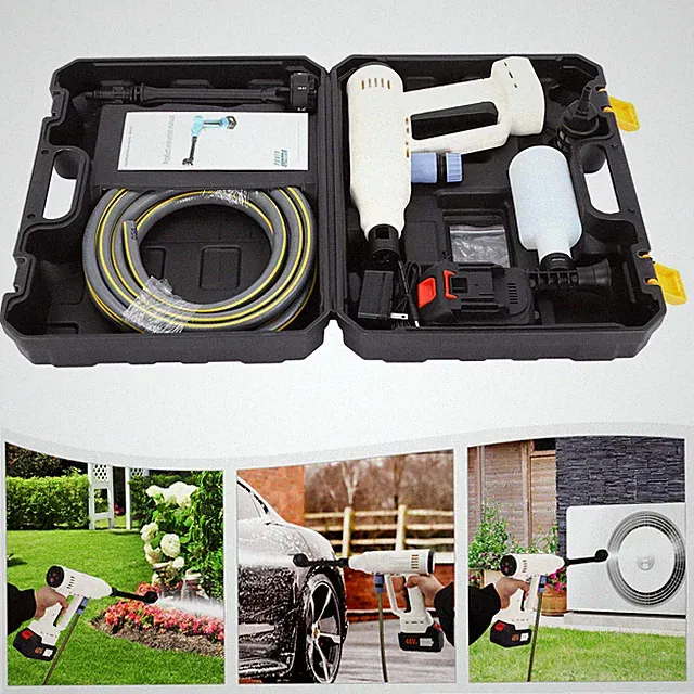 Portable Cordless Battery Powered Pressure Washer For Car Home Garden Wash NEW