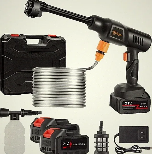 Portable Cordless Pressure Washer, 40000 Mah Battery Powered Pressure Washer wit