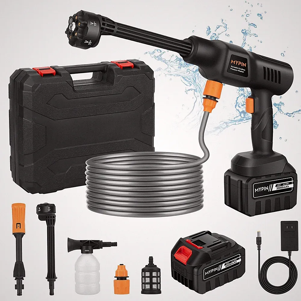 Portable Cordless Pressure Washer, 600PSI Brushless Handheld Wash Machine