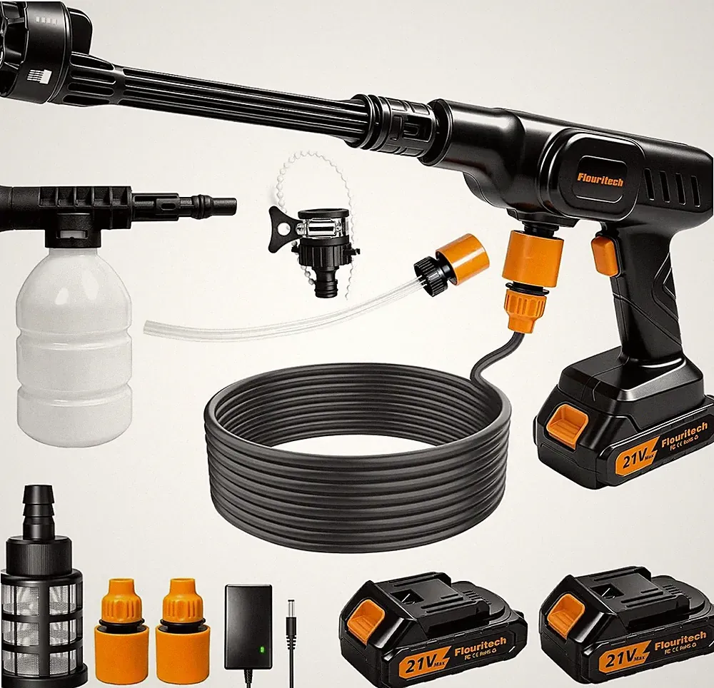 Portable Cordless Pressure Washer 900 PSI - Complete Kit for Effortless Cleaning