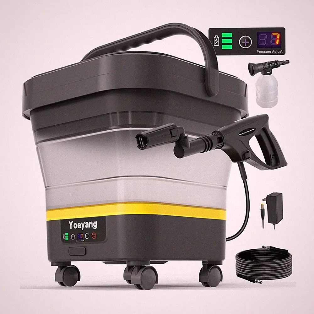 Portable Cordless Pressure Washer with Tank: 1200 PSI Foldable Power Washer &#82