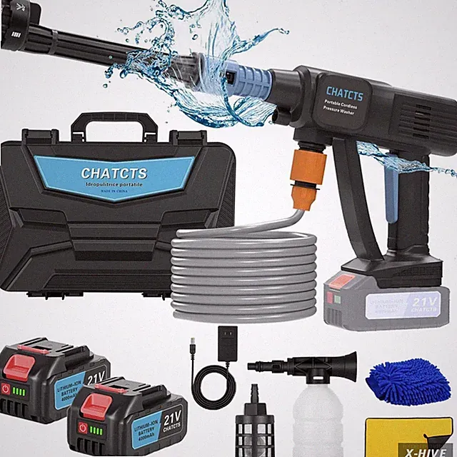 Portable Cordless Washer,Car Washer with 2 Batteries