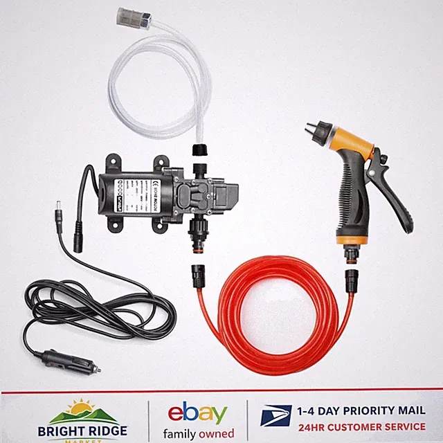 Portable Electric Pressure Washer with 20 Feet Hose for Home and Car Cleaning