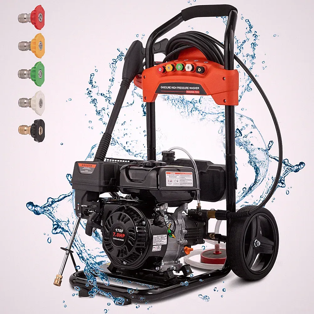 Portable Gas Pressure Washer Gas Powered Washer 2700 PSI 2.3 GPM 198cc
