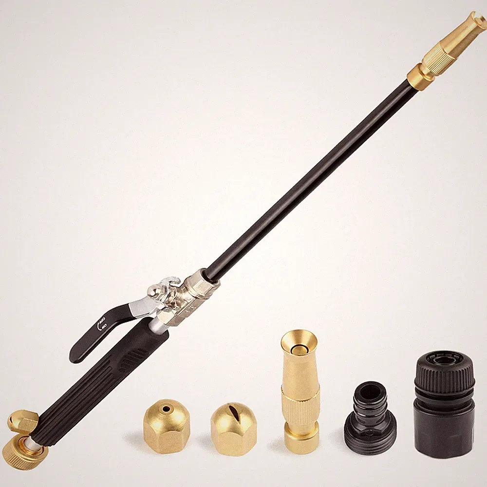 Portable Hydro Jet High Pressure Power Washer Gun Pressure Washer Wand Extens...