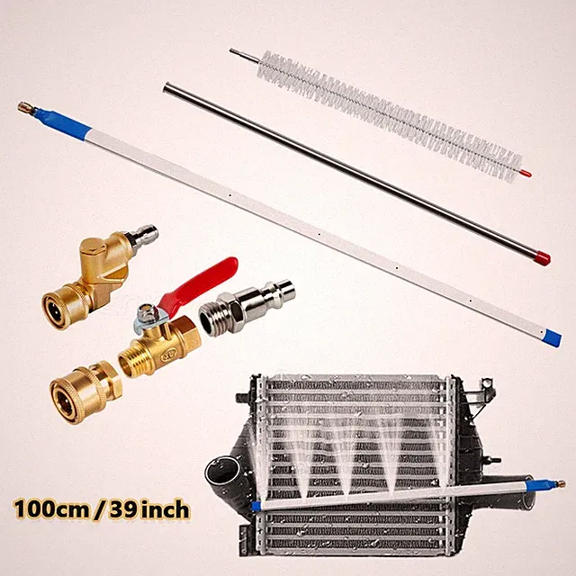 Portable Radiator Cleaning Wand 4500 PSI Radiator Flush and Cleaner Tool 39"