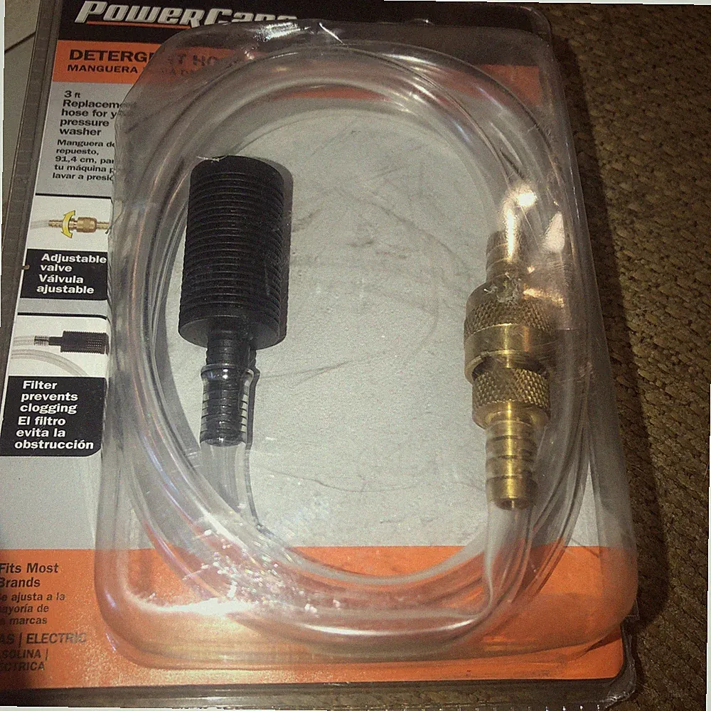 POWER CARE 3' Replacement Detergent Hose (for Pressure Washer)