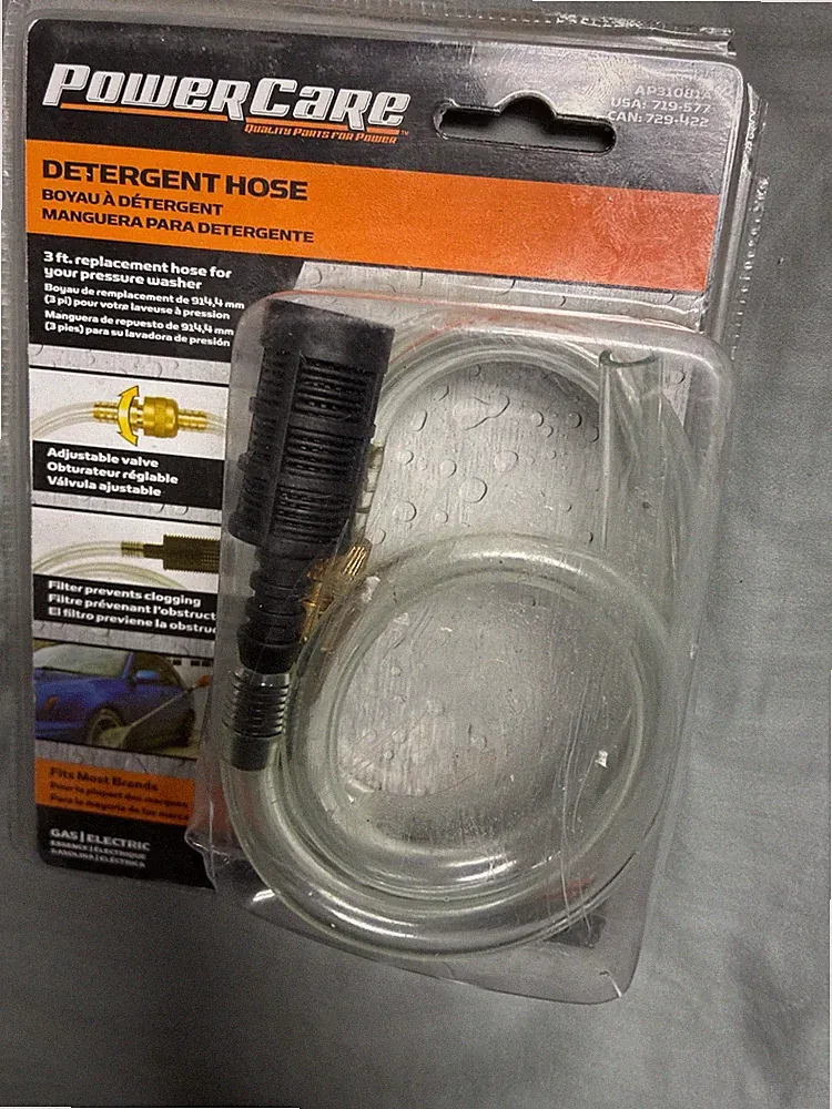 Power Care 719-577 3' Detergent Hose for Gas/Electric Pressure Washer