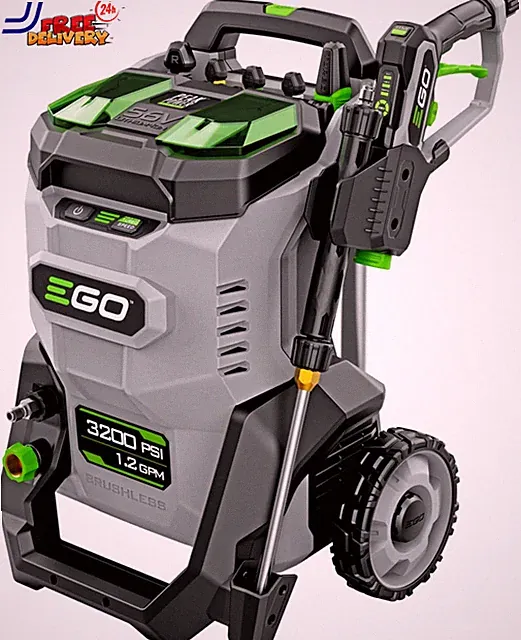 Power+ Electric Pressure Washer 3200 PSI Washer Battery and Charger Not Included