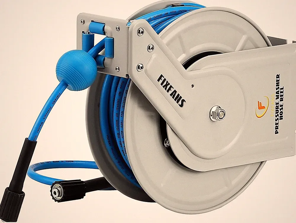 Power Hose Hose Washer Retractable Pressure × 1/4" Washer Hose, Reel 60Ft R with