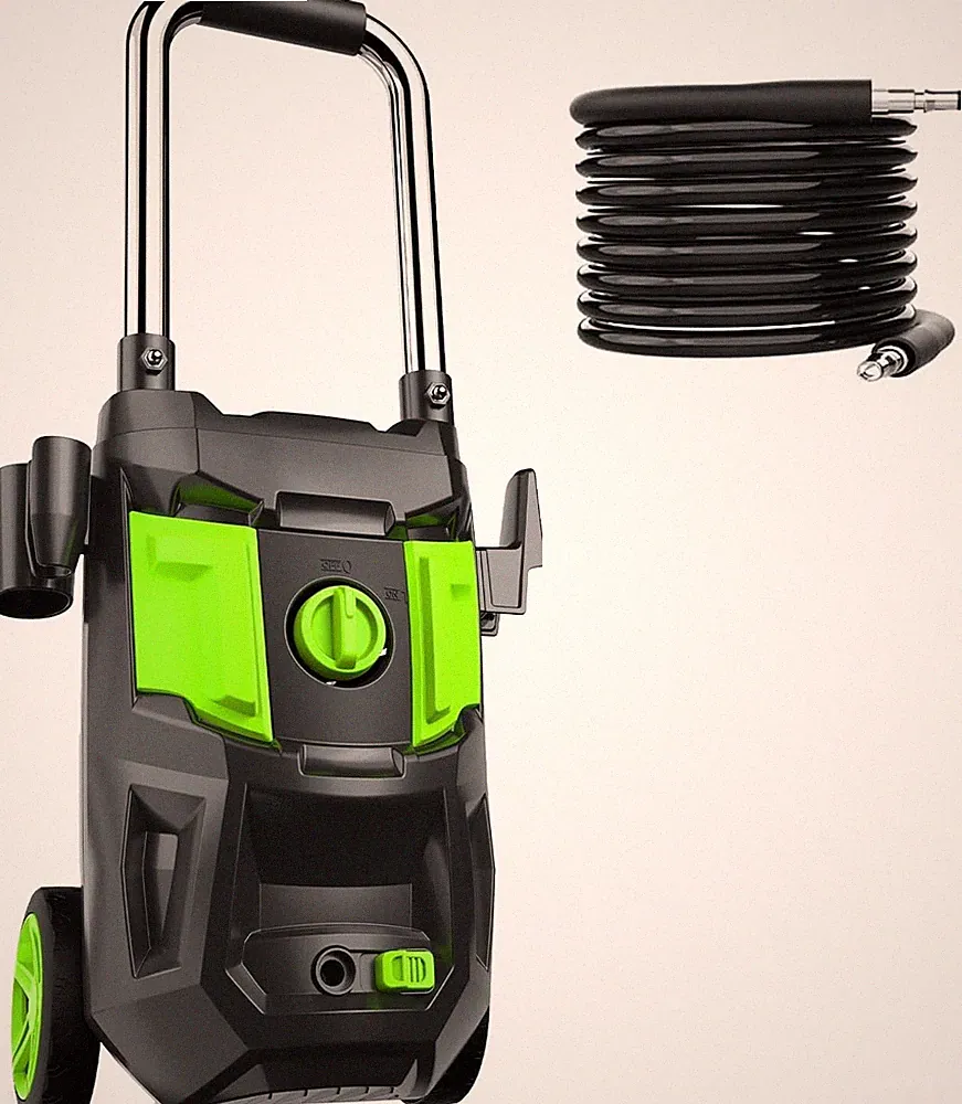 Power Pressure Washer 1800PSI Quick Connect Nozzles Foam Cannon Car Fence Patio