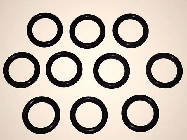 Power Pressure Washer O-Rings for 3/8" Quick Coupler, High Temp FKM/VT (10 pack)