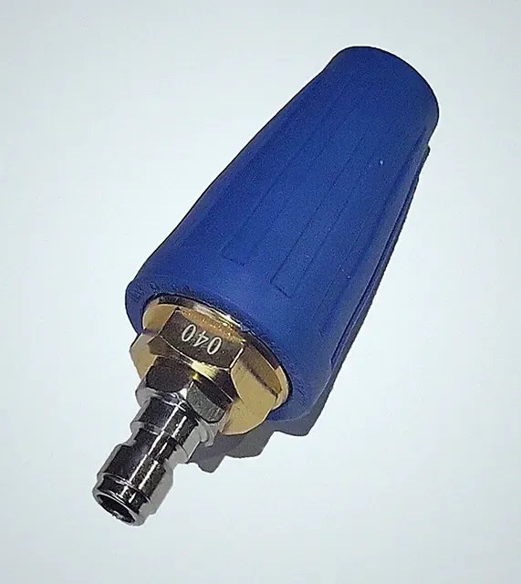 Power Pressure Washer Rotating Turbo Nozzle 4000 psi Max. 4.0 Orifice Blue