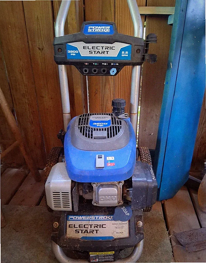 Power Stroke Electric Start Gas Cold Water Pressure Washer 3200 PSI 2.5 GPM