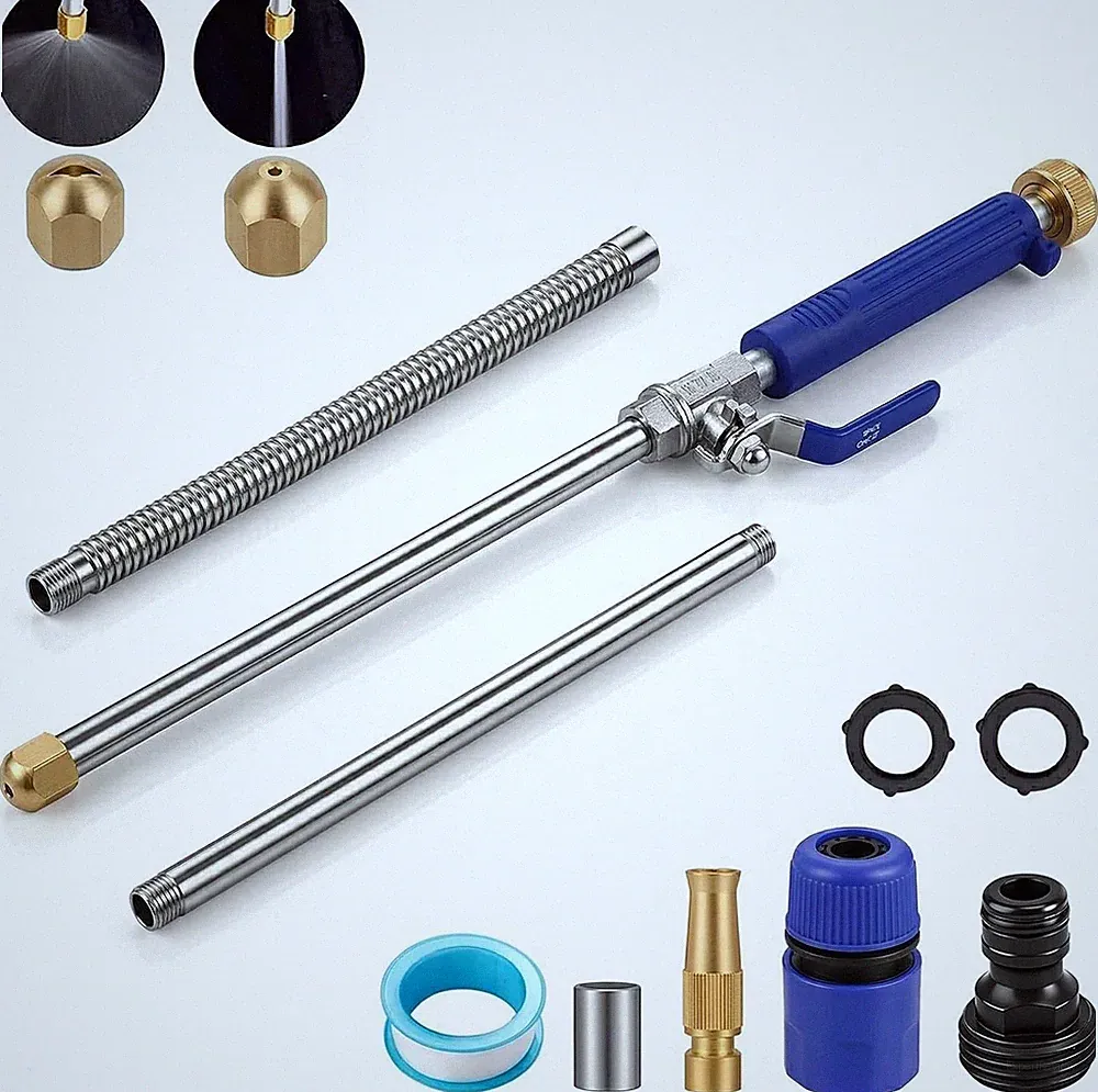 Power Washer Hose Attachment, Pressure Washer Wand Nozzle for Garden Hose