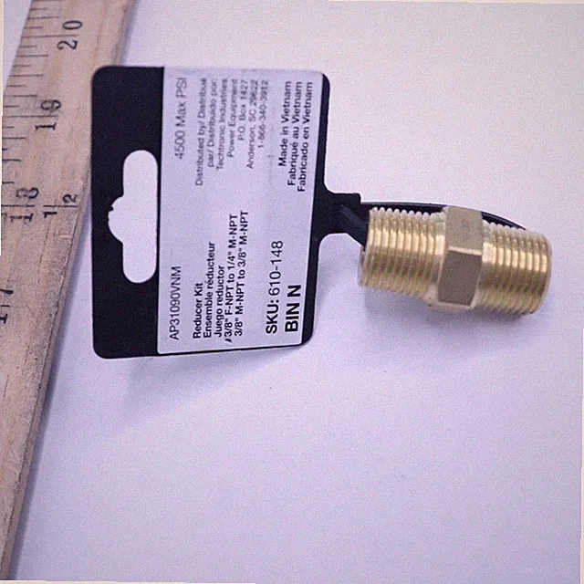 Powercare Pressure Washer Coupler Kit 1/4" MNPT x 3/8" MNPT AP31090VNM