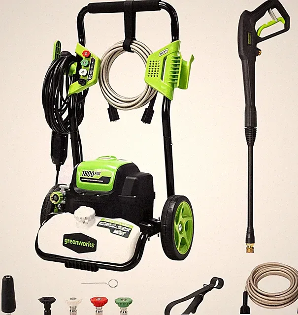 Powerful 1800 PSI Pressure Washer - Open Frame, PWMA Certified, 1.2 GPM