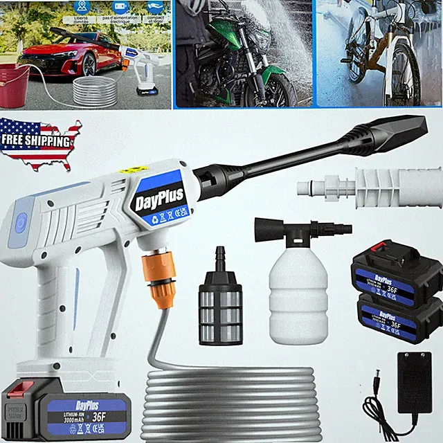 Powerful Car High Pressure Washer Jet Water Wash Gun For Makita 18V Battery