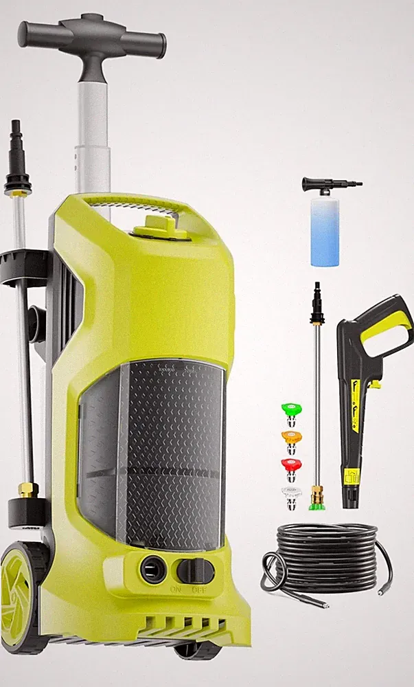 Powerful Electric High Pressure Washer 3800PSI Max 2.6 GPM Power Washer 1800W